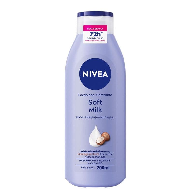 NIVEA SOFT MILK PELE SECA 200ML