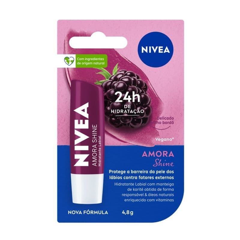 PROTETOR LABIAL NIVEA AMORA 4,8G