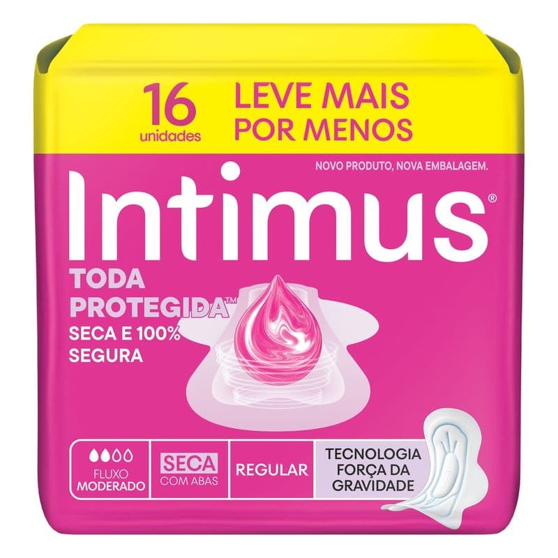 ABS INTIMUS GEL TRIPLA PROTECAO SECA C/ ABAS LV 16 PG 14