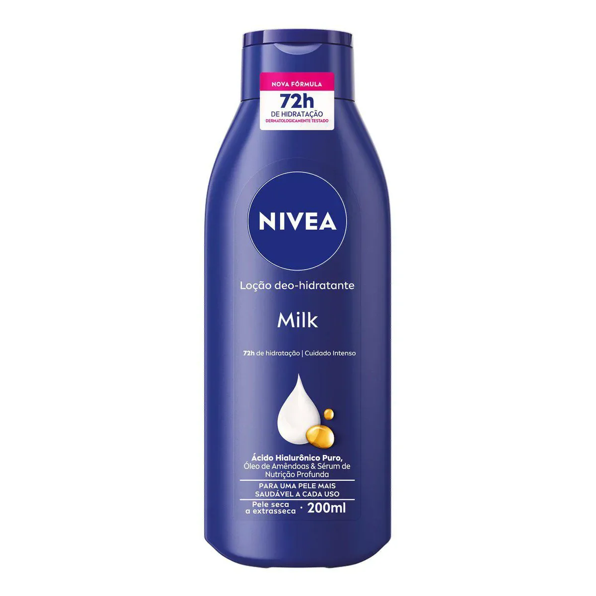 NIVEA MILK PELE EXTRASSECA 200ML